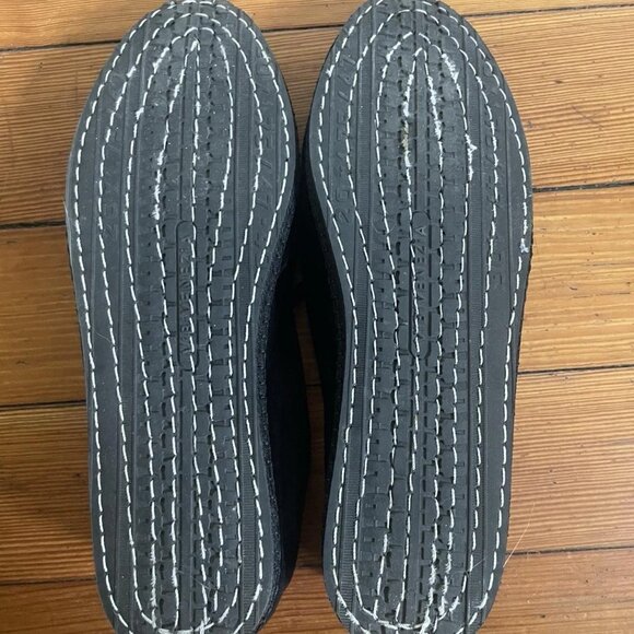 Vibi Venezia Brigitte Mary Jane Tie Flats in Black Velvet, Women's Size EU 40 - Picture 3 of 3